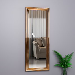 Hanah Home Espejo de muelle Smooth - Bronce
